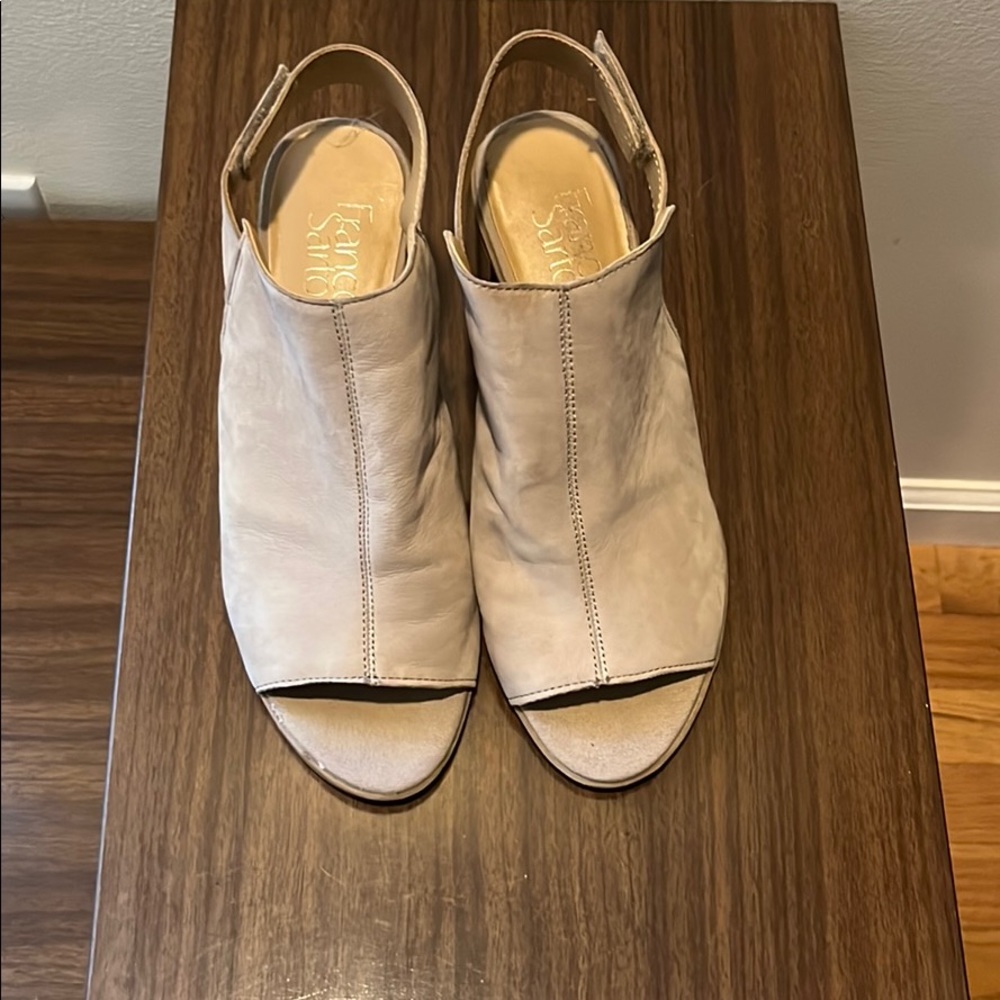 Franco Sarto peep toe sandals